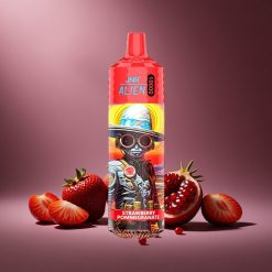 Erdbeere Granatapfel JNR Alien 10000 Puffs Österreich Großhandel 850mAh RGB LED