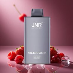 Erdbeere-Himbeere-Kirsche-Eis JNR Mega Box 25000 Züge Österreich Großhandel 30ml E-Liquid & Typ-C Schnellladung