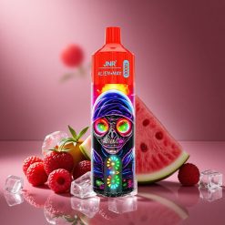 Himbeere Wassermelone Eis JNR Alien Max 18000 Puffs Österreich Großhandel Dual Mesh Coil & Dual Core