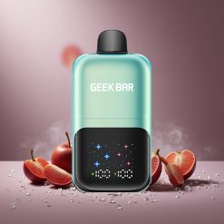 Kühle Minze Eis GEEK BAR 2GO Two Series 50000 Züge Österreich Großhandel Interaktiver Großbildschirm 3-stufige Geschmacks-/Kühlregelung