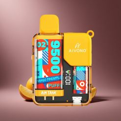 Mango-Ananas Aivono AIM-TANK 9500 Puffs Österreich Großhandel 18ml E-Liquid 650mAh LCD