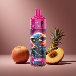 Pfirsich-Mango-Ananas JNR Alien 10000 Züge Österreich Großhandel 850mAh RGB LED