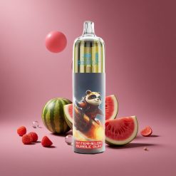 Wassermelone Bubblegum JNR Rocket-X 12400 Puffs Österreich Großhandel mit RGB-Lichtern & verstellbarem Luftstrom