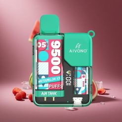 Wassermelone-Eis Aivono AIM-TANK 9500 Puffs Österreich Großhandel 18ml E-Liquid 650mAh